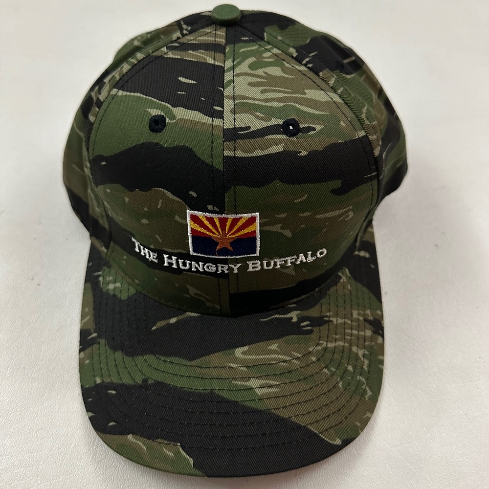 New The Hungry Buffalo Como Brown Snapback Hat Ohe Size